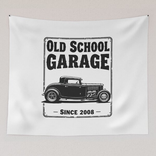 Item preview, Old School Garage - #PM0006 designed and sold by Vex Carver.