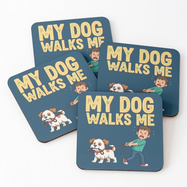 Item preview, My Dog Walks Me designed and sold by Amir Faysal.