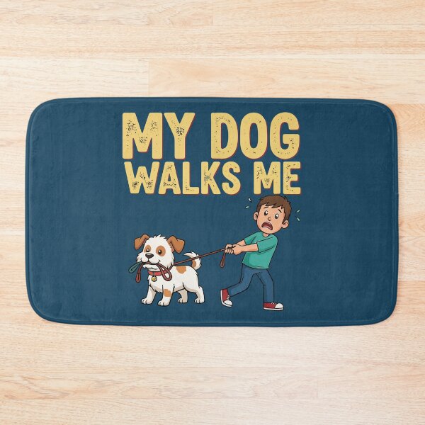 Item preview, My Dog Walks Me designed and sold by Amir Faysal.