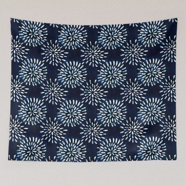Item preview, Shibori flowers 1 designed and sold by NatGonzalez.