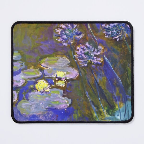 Item preview, Water Lilies and Agapanthus 1917 by Claude Monet designed and sold by GabyddAlessandr.