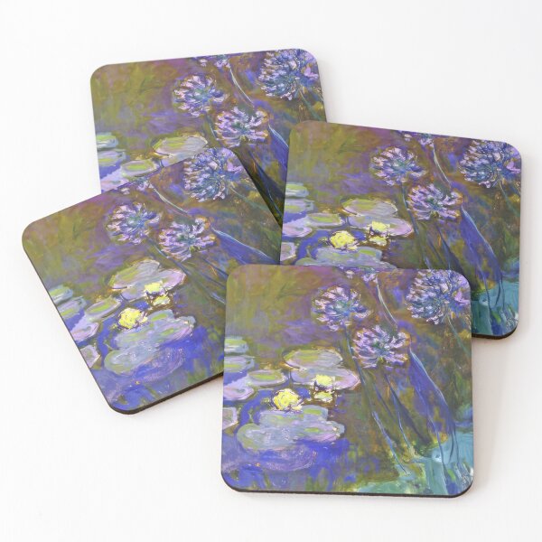 Item preview, Water Lilies and Agapanthus   1917 by Claude Monet designed and sold by GabyddAlessandr.