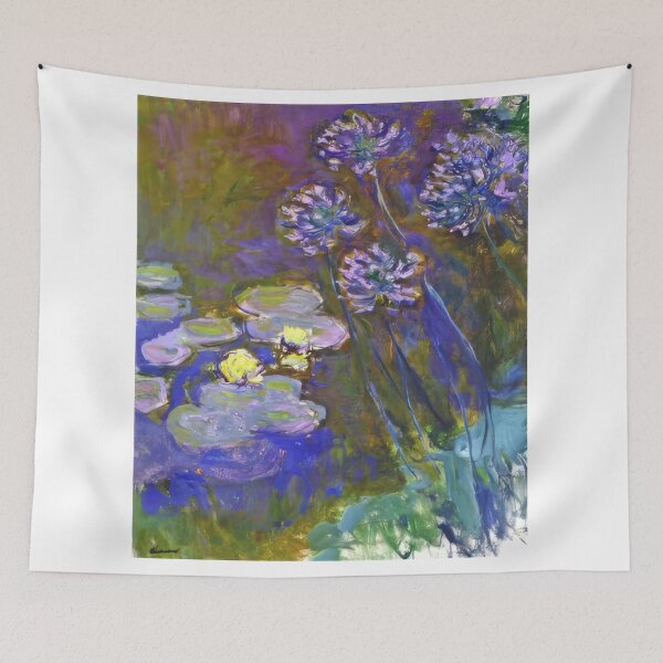 Item preview, Water Lilies and Agapanthus   1917 by Claude Monet designed and sold by GabyddAlessandr.