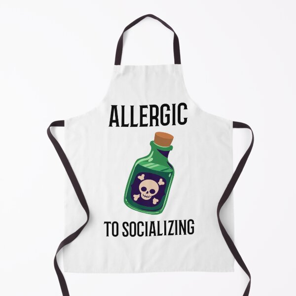 Item preview, ALLERGIC TO SOCIALIZING designed and sold by TeeezShirtz.
