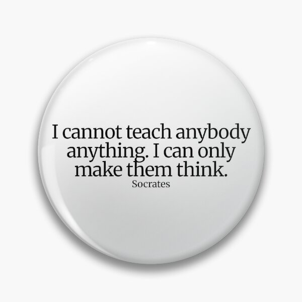 Item preview, Socrates Quote  designed and sold by CharmStudio.