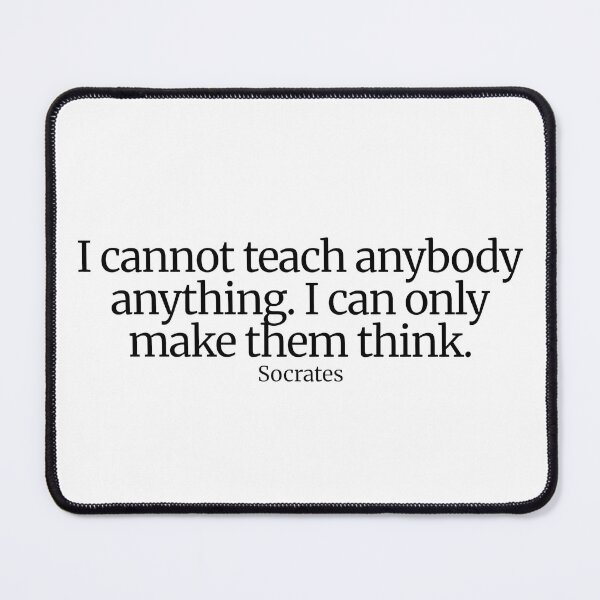 Item preview, Socrates Quote  designed and sold by CharmStudio.