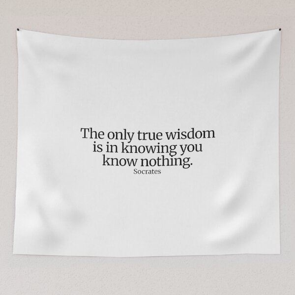 Item preview, Socrates Quote  designed and sold by CharmStudio.