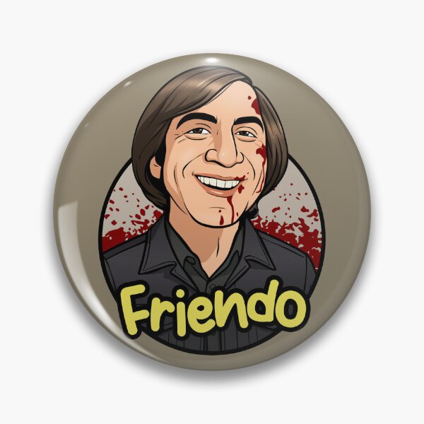Item preview, Anton Chigurh Friendo (Bloody Face/Background) designed and sold by muskitt.