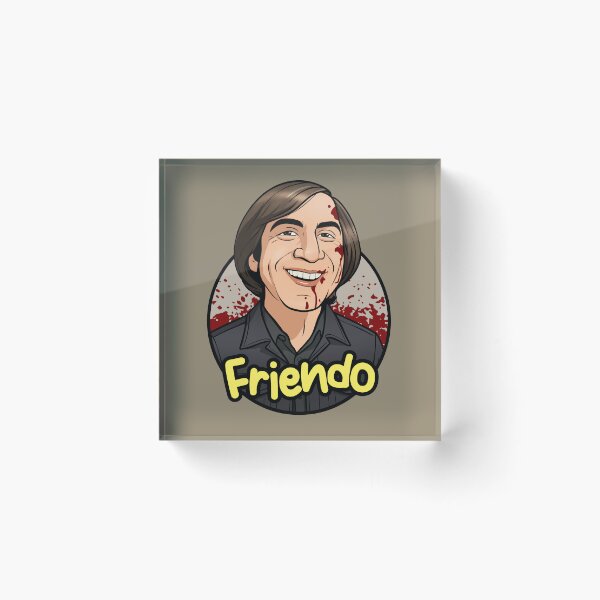 Item preview, Anton Chigurh Friendo (Bloody Face/Background) designed and sold by muskitt.