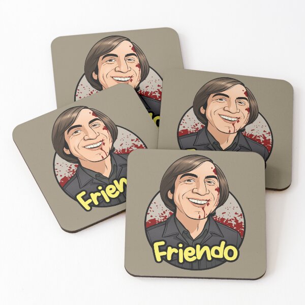 Item preview, Anton Chigurh Friendo (Bloody Face/Background) designed and sold by muskitt.