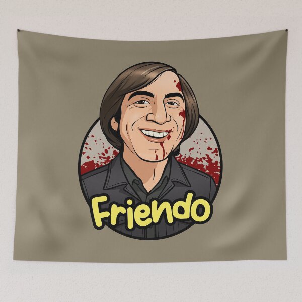 Item preview, Anton Chigurh Friendo (Bloody Face/Background) designed and sold by muskitt.