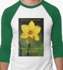Awesome Mother Men's Baseball ¾ T-Shirt