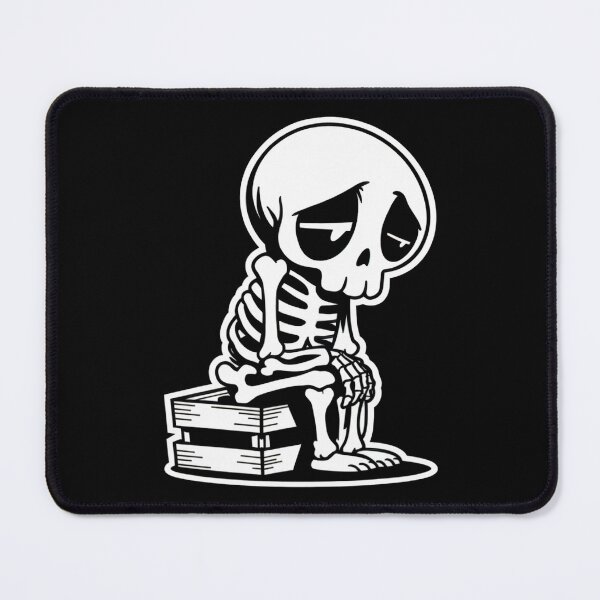 Item preview, Sad Cute Skull – Kawaii Emo Vibes designed and sold by martin max.