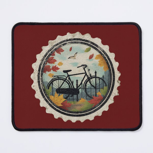 Item preview, Autumn Spice & Bicycle Rides – Vintage Fall Farmhouse Design designed and sold by CloverBend.
