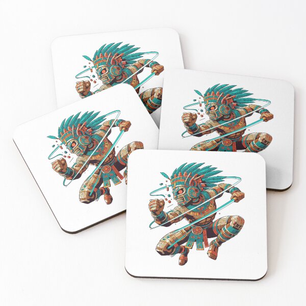 Item preview, Aztec Warrior - Inca Maya Mayans designed and sold by RaceDayRags.