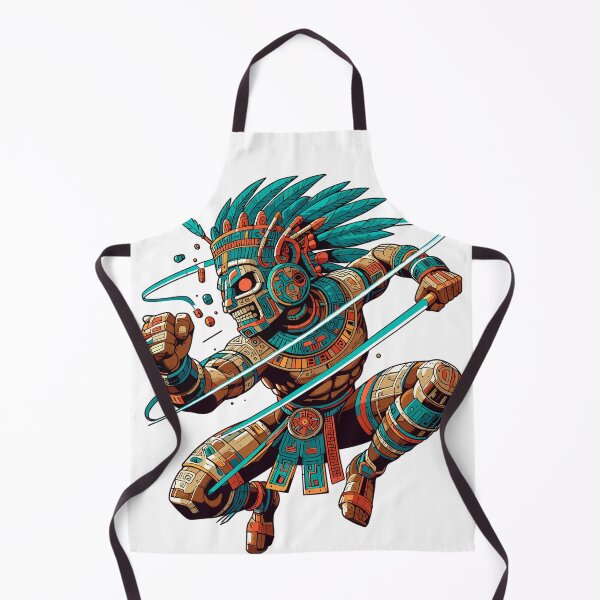 Item preview, Aztec Warrior - Inca Maya Mayans designed and sold by RaceDayRags.