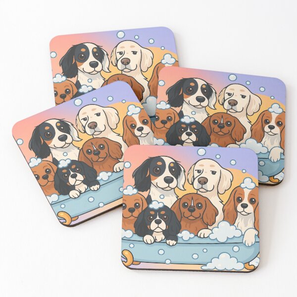 Item preview, Dennison Family of Six Cavaliers designed and sold by Walters-mom.