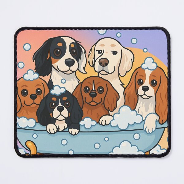 Item preview, Dennison Family of Six Cavaliers designed and sold by Walters-mom.