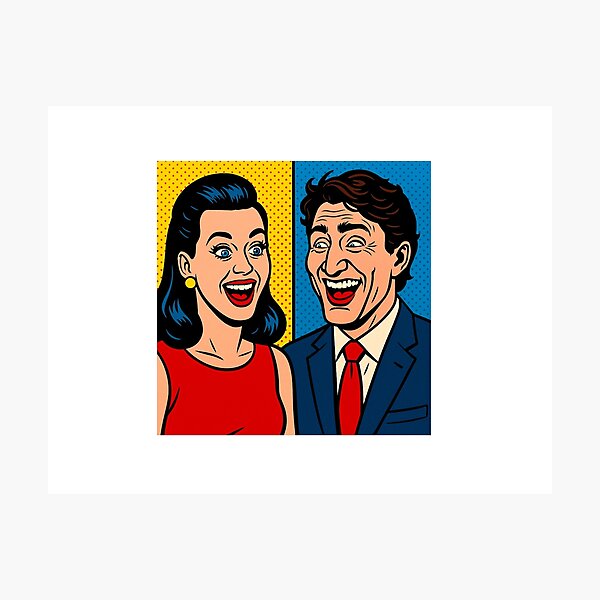 Item preview, Katy Perry with Justin Trudeau  designed and sold by Lovedesigning25.