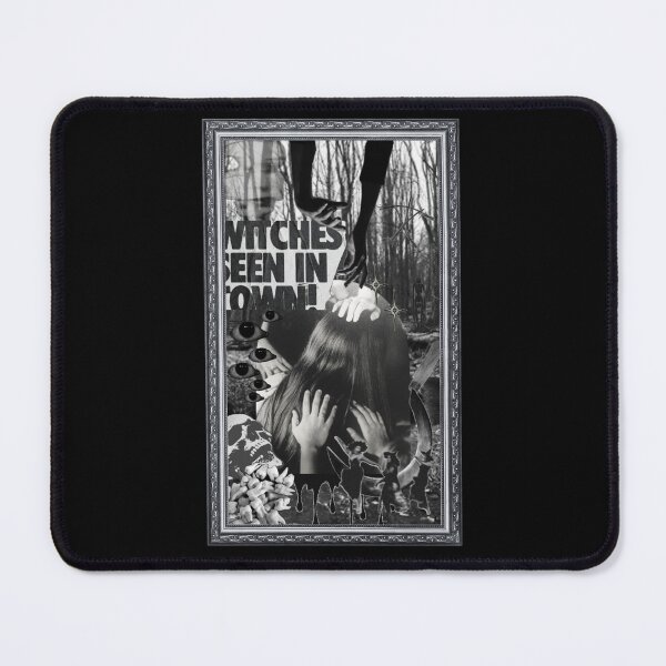 Item preview, Here There Be Witches || Black and White Collage designed and sold by StrangeBootique.