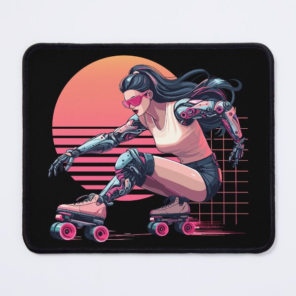 Item preview, Cybernetic Rollergirl - Cyberpunk designed and sold by RaceDayRags.