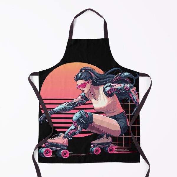 Item preview, Cybernetic Rollergirl - Cyberpunk designed and sold by RaceDayRags.