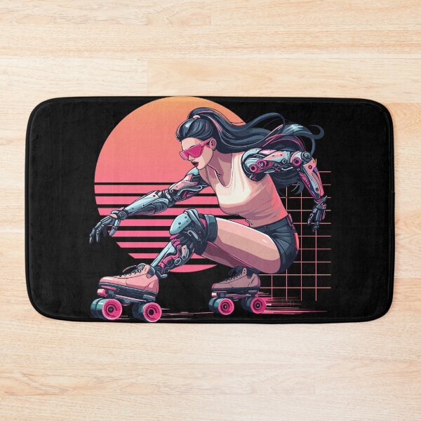 Item preview, Cybernetic Rollergirl - Cyberpunk designed and sold by RaceDayRags.