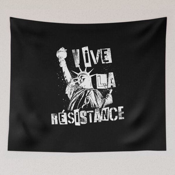 Item preview, Vive la Résistance Statue of Liberty Protest Art  designed and sold by The Junto Shop.