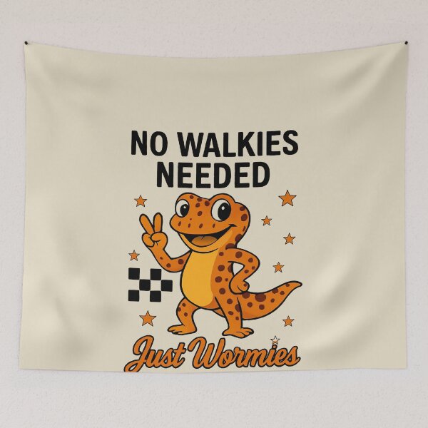 Item preview, Gecko Life - No Walkies Needed Just Wormies designed and sold by VinsendDraconi.