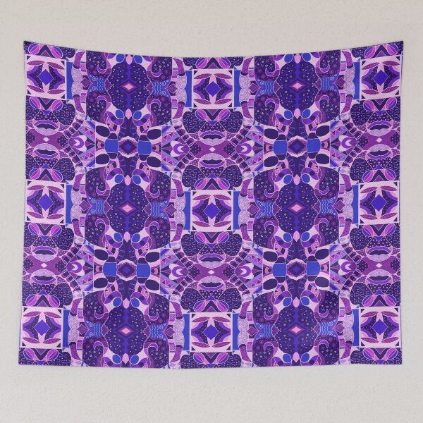 Item preview, Peek-A-Boo Compilation in Blue and Purple - Doubled Version designed and sold by Helena Tiainen.