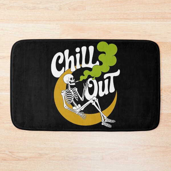 Item preview, Chill Out Skull – Relaxed Skeleton Vibes designed and sold by martin max.