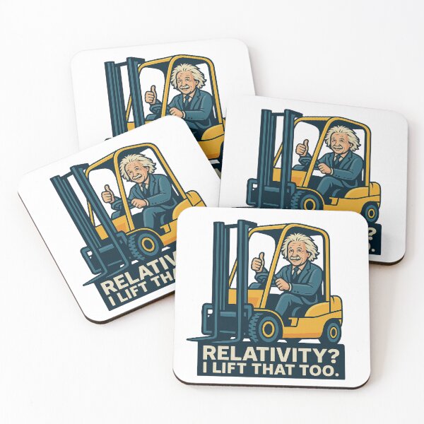 Item preview, Albert Einstein – Forklift Genius at Work designed and sold by RetroNibylander.