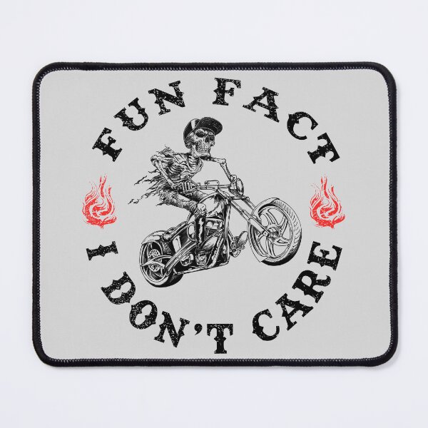 Item preview, Fun Fact I Don't Care Funny Skeleton Sarcastic  designed and sold by gear-posters.
