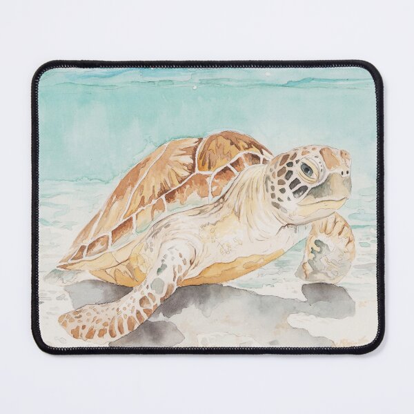 Item preview, Small Sea Turtle  designed and sold by Coastal Watercolors by Laura.