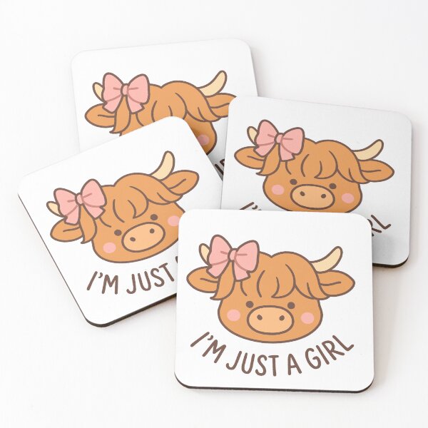 Item preview, I’m Literally Just a Girl Cow designed and sold by TinyPanic.