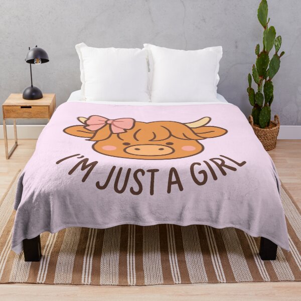 Item preview, I’m Literally Just a Girl Cow designed and sold by TinyPanic.