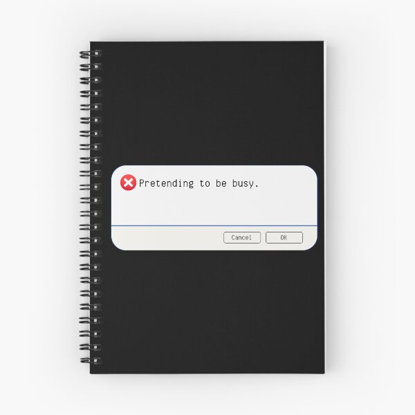 Item preview, UNEXPECTED ERROR:  Pretending to be busy. - funny computer signs designed and sold by DesignsFromTW-S.