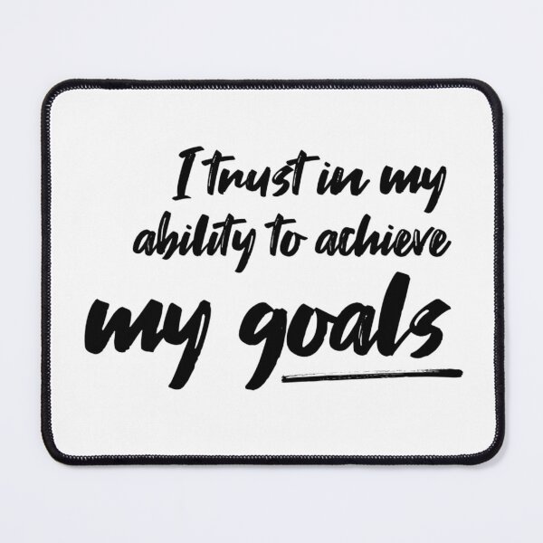 Item preview, I Trust in My Ability to Achieve My Goals – Affirmation – Self-Belief Typography Design designed and sold by Camila  Ardila.