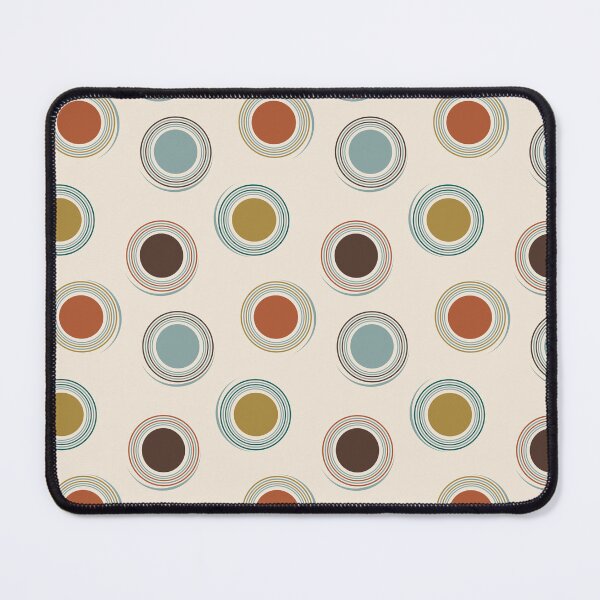 Item preview, Art Deco Circles and Dots on Eggshell designed and sold by TanglePatch.