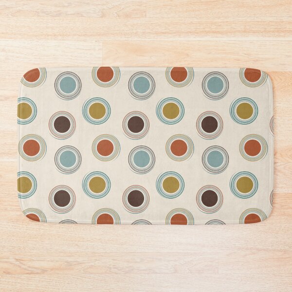 Item preview, Art Deco Circles and Dots on Eggshell designed and sold by TanglePatch.