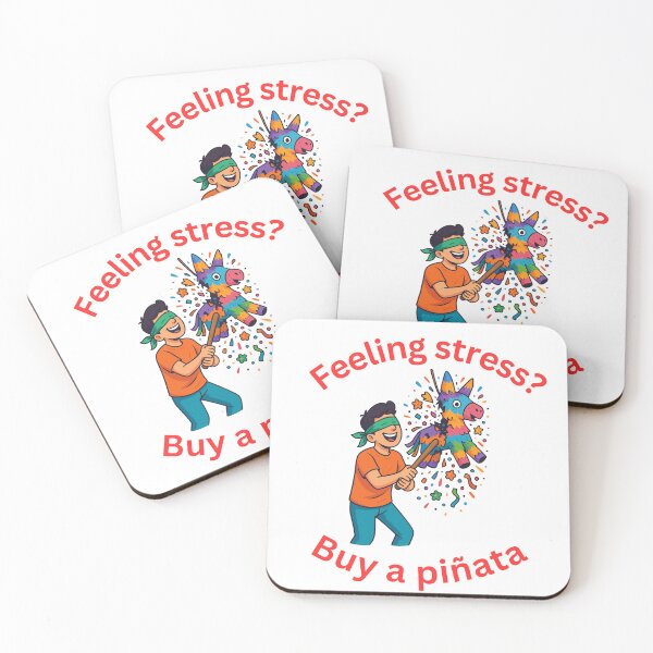Item preview, Feeling Stressed? Buy a Piñata – Funny Stress Relief Design designed and sold by L and J Vielman.