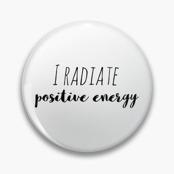 Item preview, I Radiate Positive Energy – Affirmation – Vibrant Life Typography Design designed and sold by Camila  Ardila.