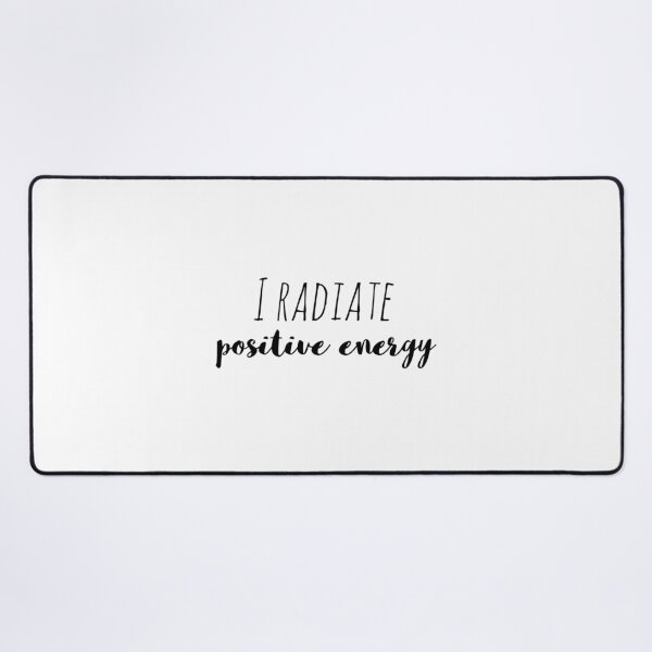 Item preview, I Radiate Positive Energy – Affirmation – Vibrant Life Typography Design designed and sold by Camila  Ardila.