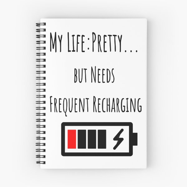 Item preview, My Life: Pretty.... but Needs Frequent Recharging designed and sold by Amer-Armoran.