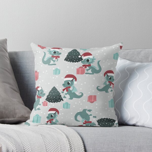 Item preview, christmas dragon santa winter snow cute xmas designed and sold by Gossip Rag.