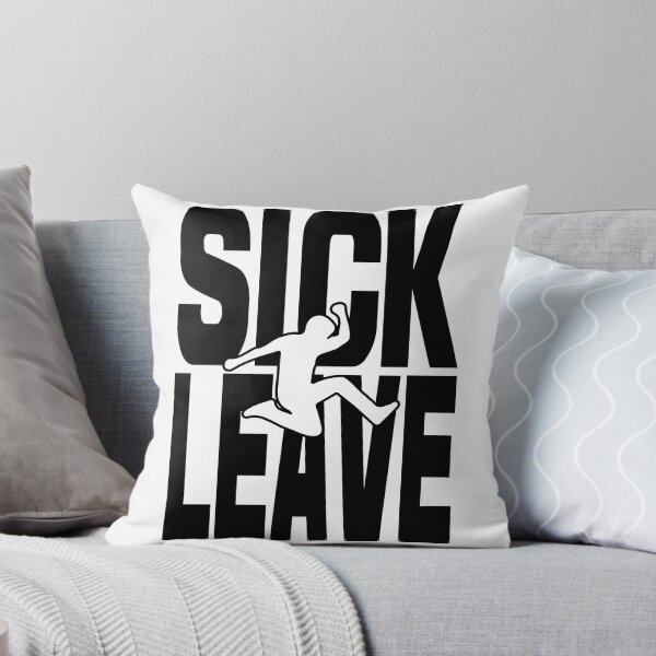 Item preview, Sick Leave – Funny Jumping for Joy Not Going To Work Humor Design designed and sold by ATC HERO.