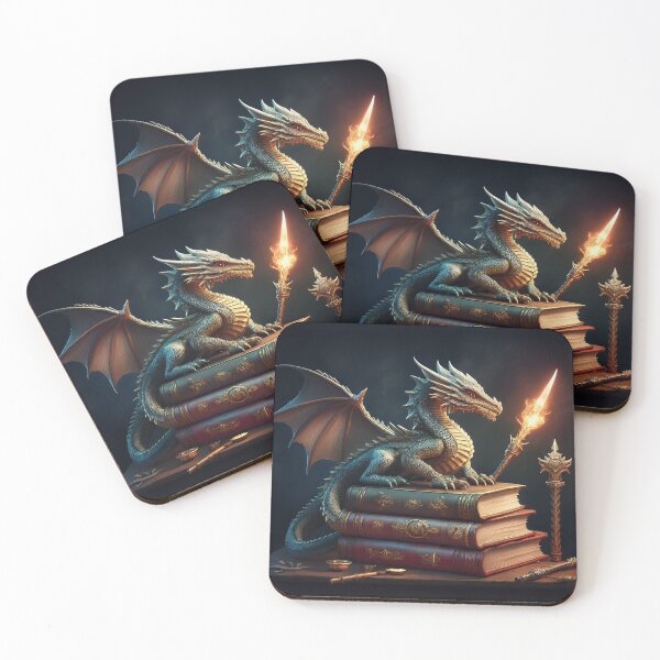 Item preview, Book Loving Dragon designed and sold by Kathy Weaver.
