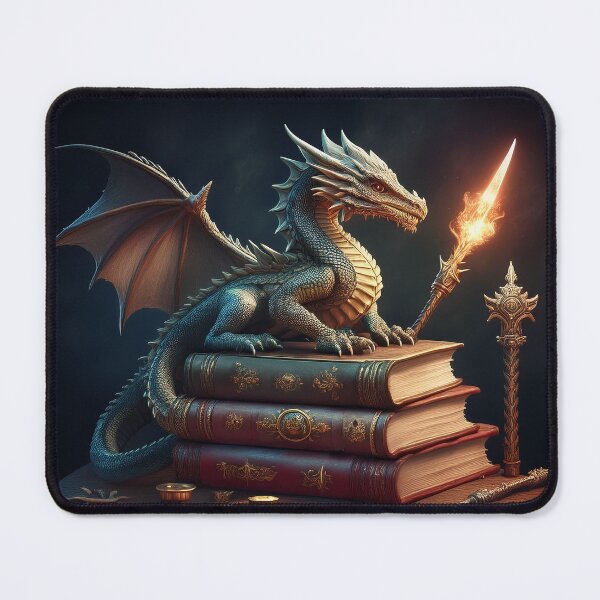Item preview, Book Loving Dragon designed and sold by Kathy Weaver.
