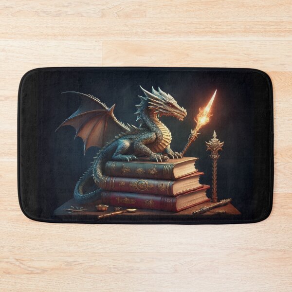 Item preview, Book Loving Dragon designed and sold by Kathy Weaver.