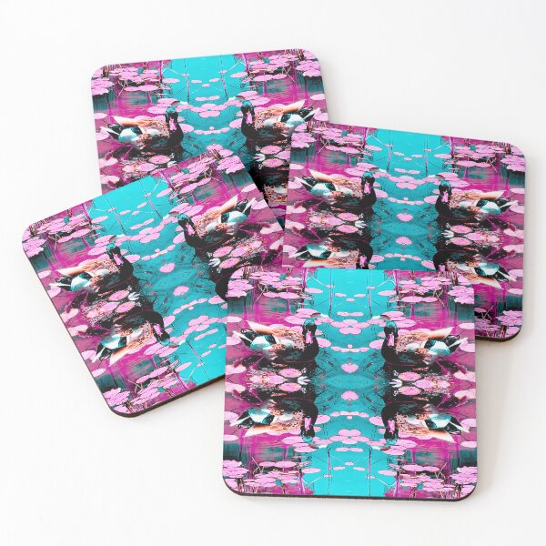 Item preview, duck with lilypads 2 designed and sold by Mycelia Moss LLC.